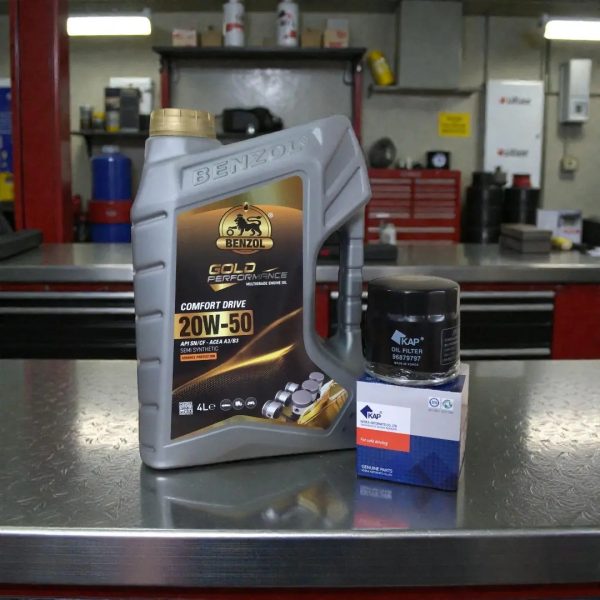 Kit Filtro Aceite + Lubricante 4 Lts. 20w50